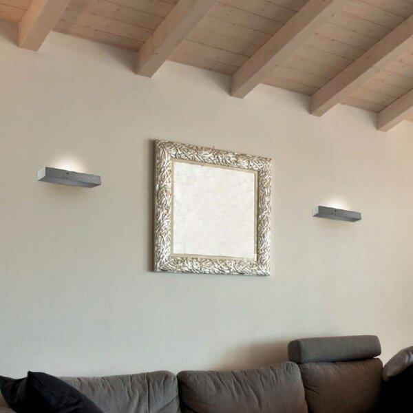 Applique cemento belfiore 9010 gadro cem 2458.3054 led lampada parete classica rustica - Belfiore - 9010