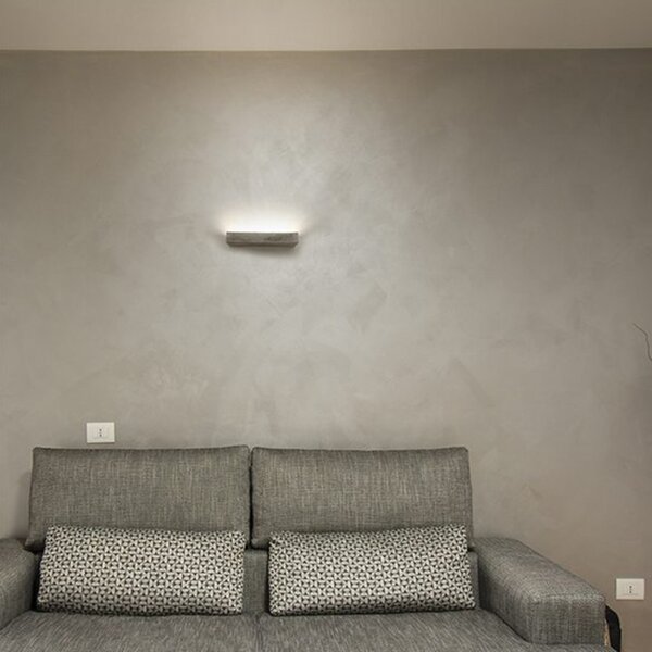 Applique cemento belfiore 9010 gadro cem 2458.3054 led lampada parete classica rustica - Belfiore - 9010