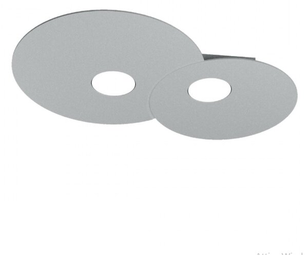 Plafoniera moderna top light cloud 1128 pl2 r gx53 led metallo lampada soffitto parete - Top Light