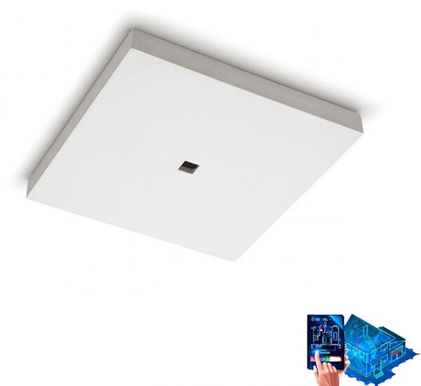 Plafoniera belfiore 9010 flat big 8904a.3041 led lampada soffitto - Belfiore - 9010