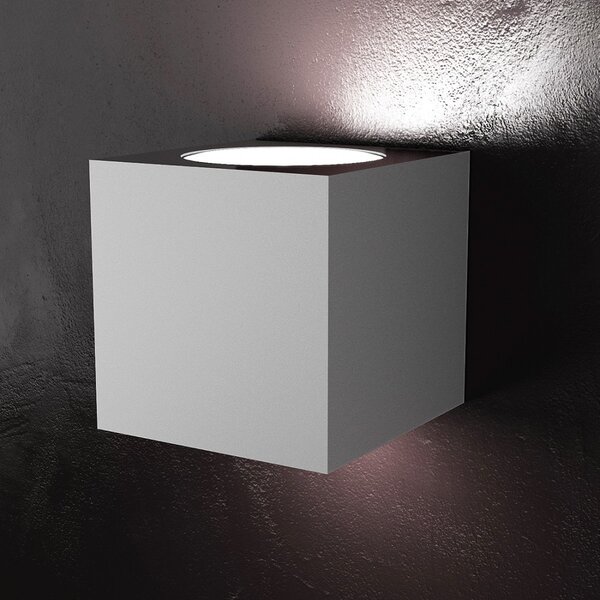 Applique moderno top light area 1127 ag gx53 led metallo biemissione lampada parete - Top Light