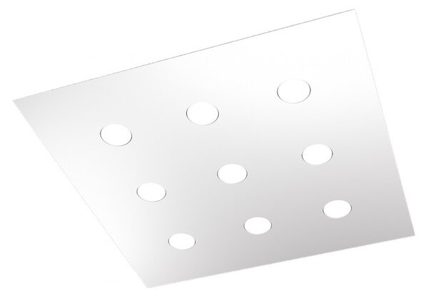 Plafoniera moderna top light area 1127 pl9 gx53 led metallo lampada soffitto - Top Light