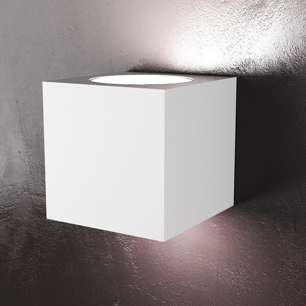 Applique moderno top light area 1127 ag gx53 led metallo biemissione lampada parete - Top Light