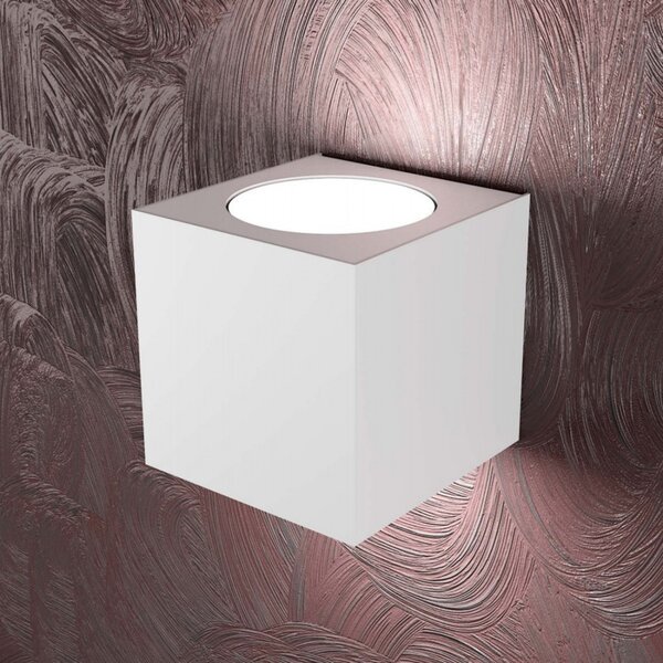 Applique moderno top light area 1127 ag gx53 led metallo biemissione lampada parete - Top Light