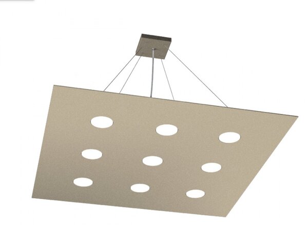 Lampadario moderno top light area 1127 s9 gx53 led monoemissione metallo sospensione - Top Light