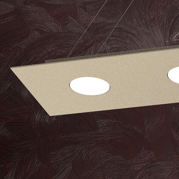 Lampadario moderno top light area 1127 s4 r gx53 led monoemissione metallo sospensione - Top Light
