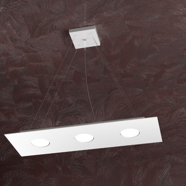 Lampadario moderno top light area 1127 s3 r gx53 led monoemissione metallo sospensione - Top Light