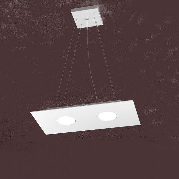 Lampadario moderno top light area 1127 s2 r gx53 led monoemissione metallo sospensione - Top Light