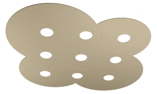 Plafoniera moderna top light cloud 1128 pl9 gx53 led metallo lampada soffitto - Top Light
