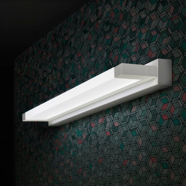 Applique moderno promoingross slot a60 wh led metallo metacrilato lampada parete - Promoingross