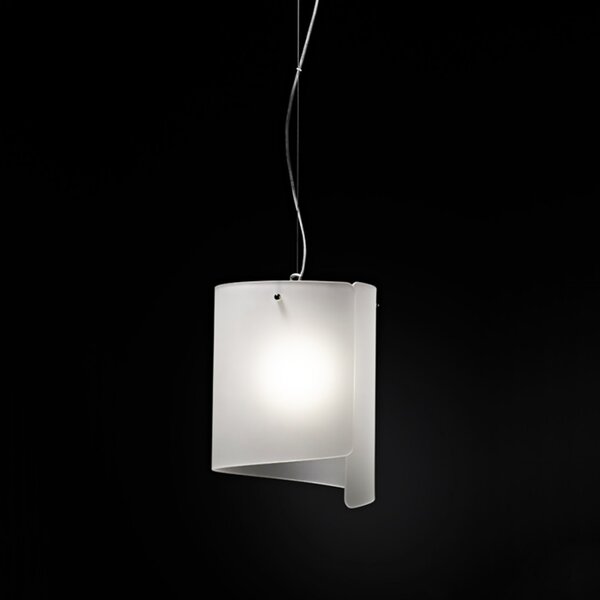Lampadario moderno selene illuminazione papiro 0385 053 11l e27 led vetro sospensione - Selene Illuminazione