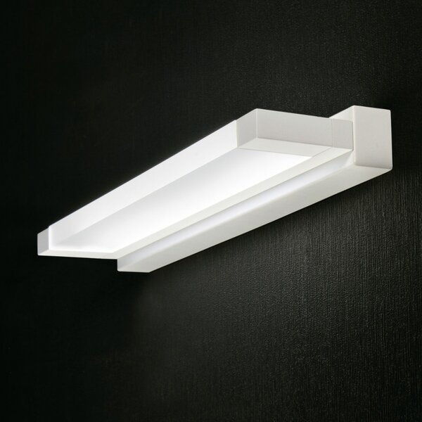 Applique moderno promoingross slot a43 wh led metallo metacrilato lampada parete - Promoingross