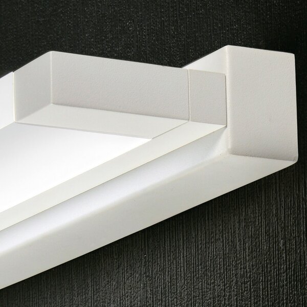 Applique moderno promoingross slot a43 wh led metallo metacrilato lampada parete - Promoingross