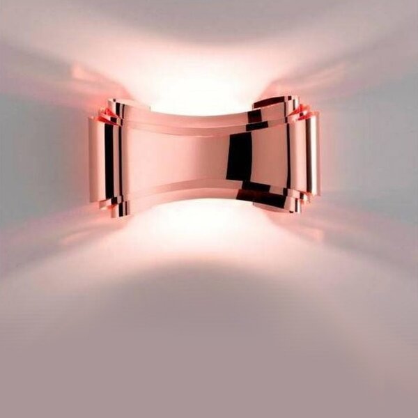 Applique moderna selene illuminazione ionica 1035 002 025 r7s led metallo biemissione lampada parete - Selene Illuminazione