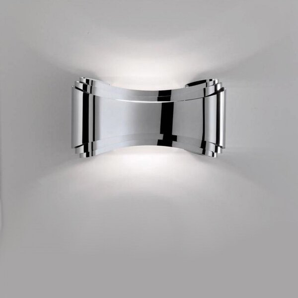 Applique moderna selene illuminazione ionica 1035 002 025 r7s led metallo biemissione lampada parete - Selene Illuminazione