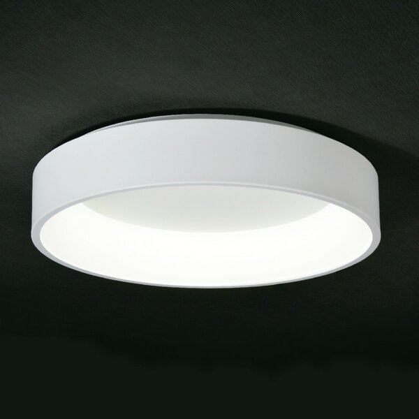 Plafoniera moderna promoingross aurora pl60 wh led cct 2282lm dimmerabile metacrilato lampada soffitto - Promoingross