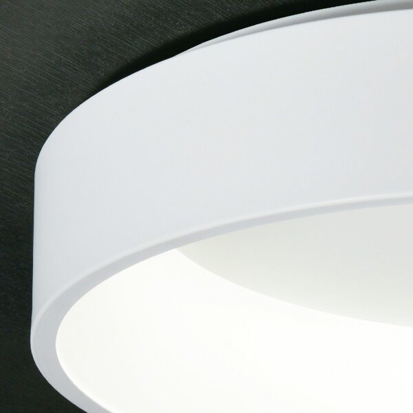 Plafoniera moderna promoingross aurora pl60 wh led cct 2282lm dimmerabile metacrilato lampada soffitto - Promoingross