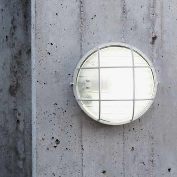 Applique moderno sovil illuminazione industriale tonda 782 e27 led alluminio lampada parete soffitto - Sovil Illuminazione