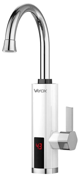 Vayox - Rubinetto da cucina con riscaldatore istantaneo VA0204 Pro | Offerta speciale | 3000W | Bianco