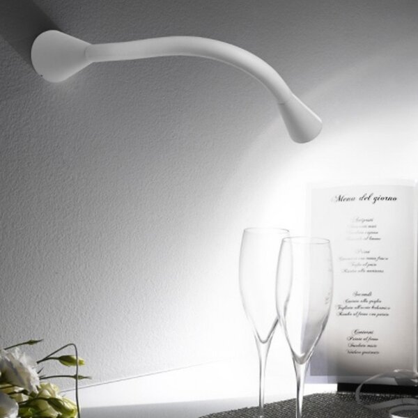 Applique moderno linea light group snake w1 switch led orientabile lampada parete - Linea Light Group