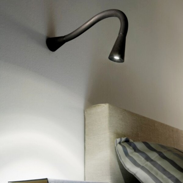 Applique moderno linea light group snake w1 switch led orientabile lampada parete - Linea Light Group
