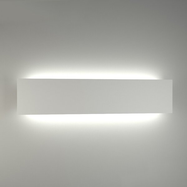Applique gesso 9010 isa 2421c 3045 led lampada parete moderna - Belfiore - 9010