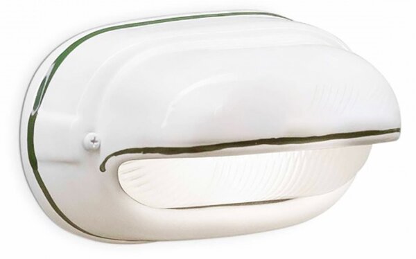 Applique classica ferroluce brindisi c291 ap e27 led ceramica lampada parete - Ferroluce