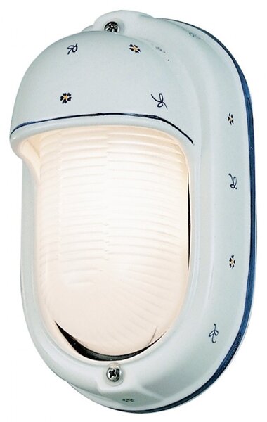 Applique classica ferroluce brindisi c292 ap e27 led ceramica lampada parete - Ferroluce