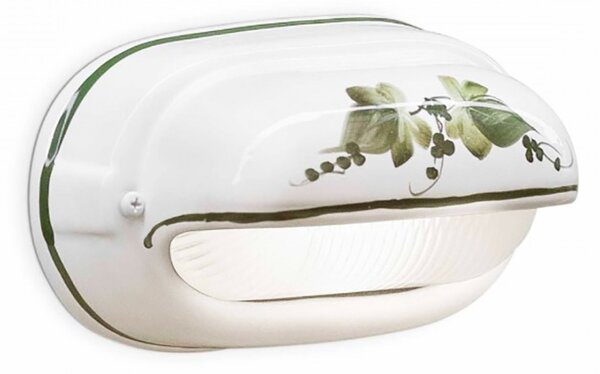 Applique classica ferroluce brindisi c291 ap e27 led ceramica lampada parete - Ferroluce