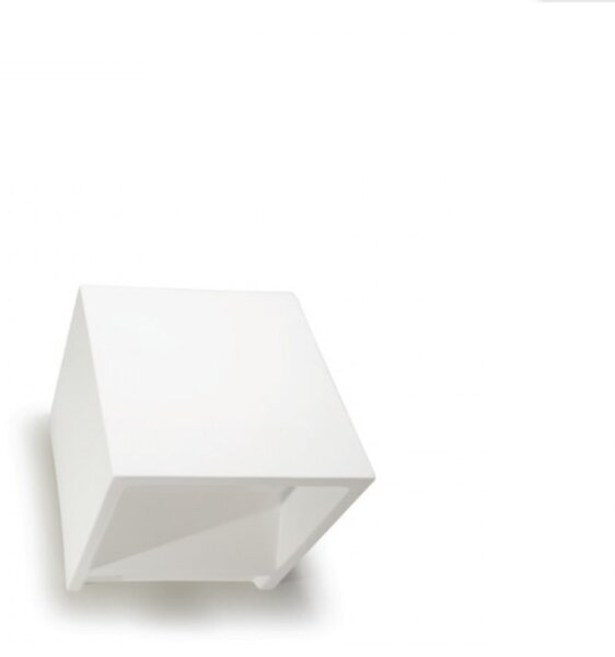 Applique gesso belfiore 9010 kubo 2336b led lampada parete moderna - Belfiore - 9010