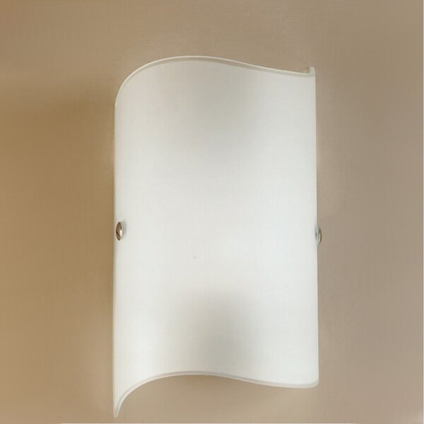 Applique moderno vetro due p illuminazione 2431 app e27 led lampada parete - Due P Illuminazione