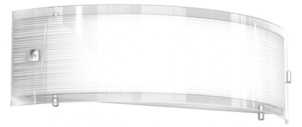 Applique moderno top light linear mad 1075 a40 e27 led vetro lampada parete soffitto - Top Light