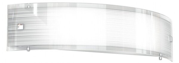 Applique moderno top light linear mad 1075 a50 e27 led vetro lampada parete soffitto - Top Light