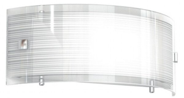 Applique moderno top light linear mad 1075 a30 e27 led vetro lampada parete soffitto - Top Light