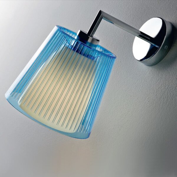 Applique illuminando jolly ap p e27 led lampada parete moderna acrilico trasparente interno - Illuminando