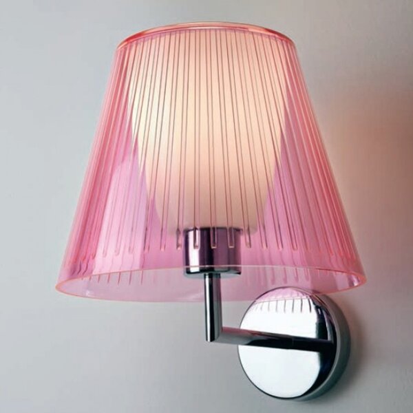 Applique illuminando jolly ap g e27 led lampada parete moderna acrilico trasparente interno - Illuminando