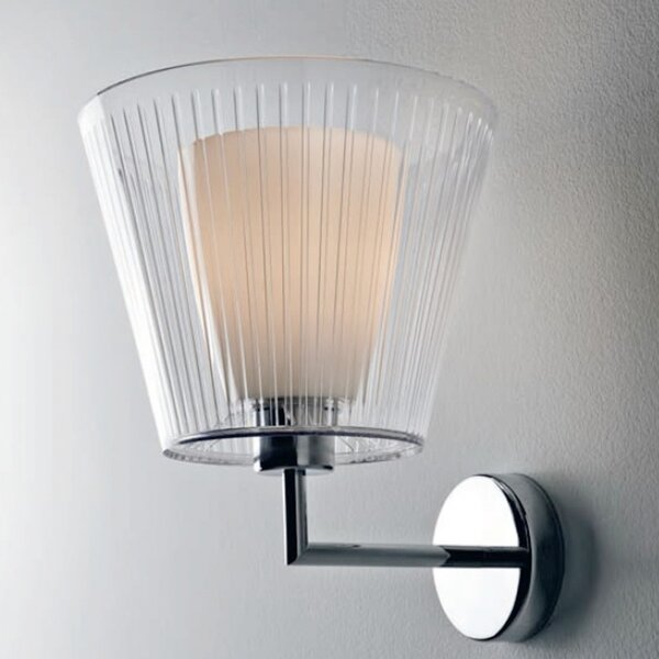 Applique illuminando jolly ap g e27 led lampada parete moderna acrilico trasparente interno - Illuminando