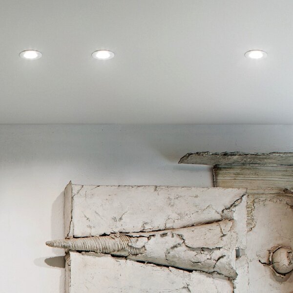 Faretto incasso alluminio gea led venus gfa170 led spot tondo bianco opaco moderno gu10 - Gea Led