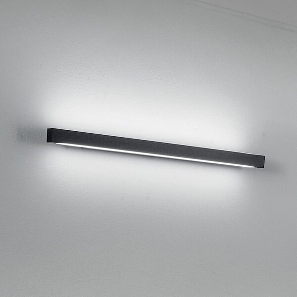 Applique moderno fratelli braga elle 2089 a110 led metallo lampada parete biemissione - Fratelli Braga