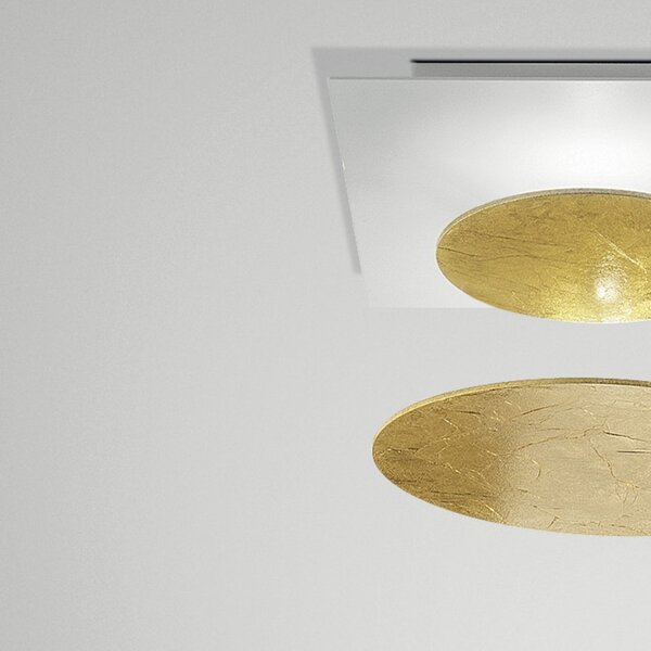 Plafoniera moderna fratelli braga rotary 2116 pl50 led orientabile metallo lampada soffitto - Fratelli Braga