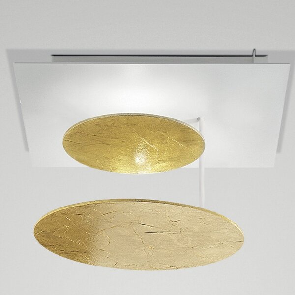 Plafoniera moderna fratelli braga rotary 2116 pl35 led orientabile metallo lampada soffitto - Fratelli Braga