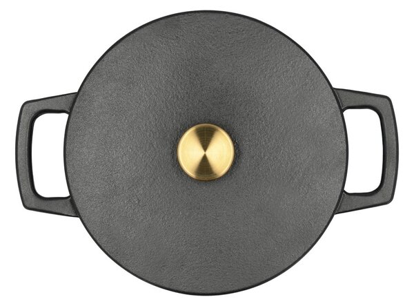 Pentola in ghisa con coperchio incluso adatta all'induzione 3,6 l – Holm