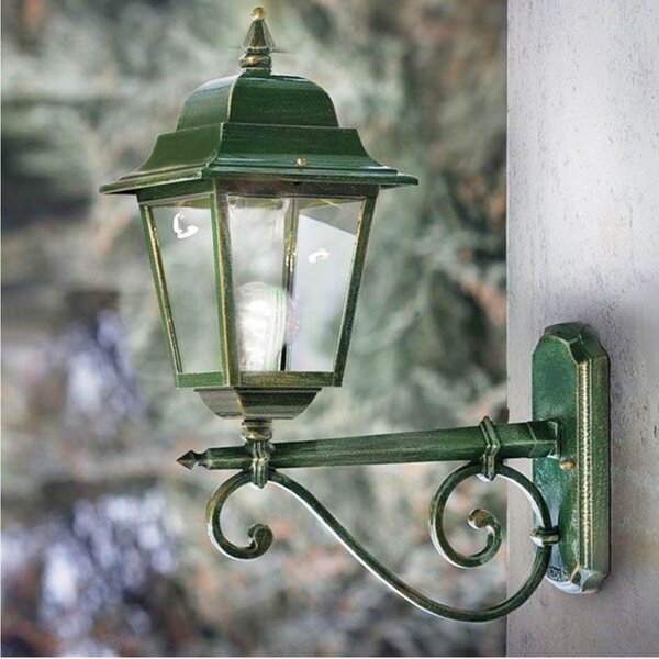 Applique classico ferroluce gorizia a105 ap e27 led alluminio lampada parete - Ferroluce