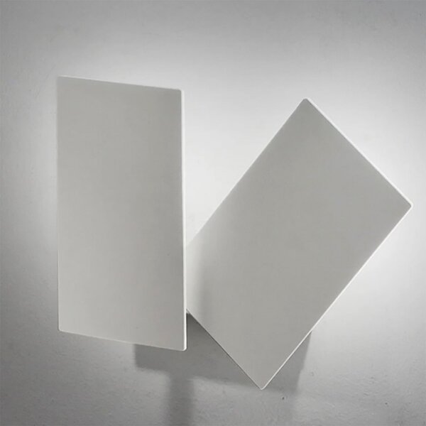 Applique moderno fratelli braga time 2107 a2 led metallo orientabile lampada parete - Fratelli Braga