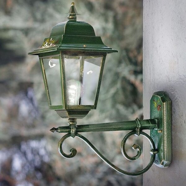 Applique classico ferroluce gorizia a105 ap e27 led alluminio lampada parete - Ferroluce