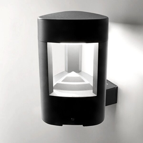 Applique alluminio gea led janet up ges492 led lampada parete moderna esterno gx53 ip54 - Gea Led
