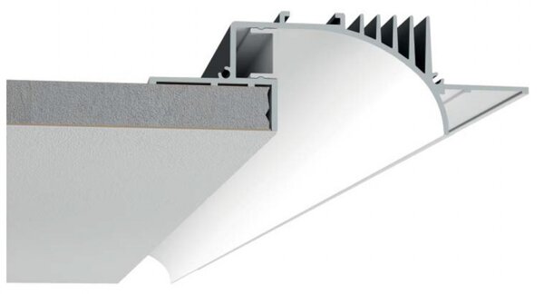 Profilo alumite 9010 belfiore sirio p005b led incasso striscia installazione legno cartongesso 102cm - Belfiore - 9010