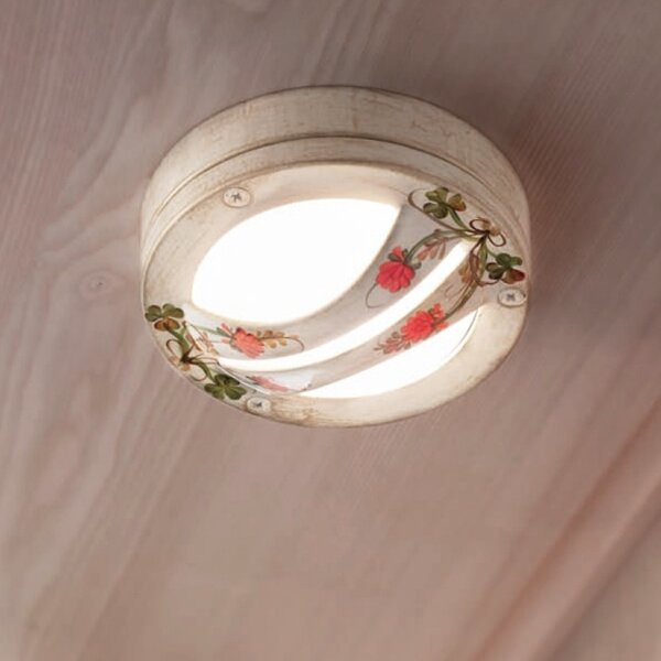 Plafoniera classica ferroluce brindisi a550 pl g9 led alluminio lampada soffitto parete - Ferroluce