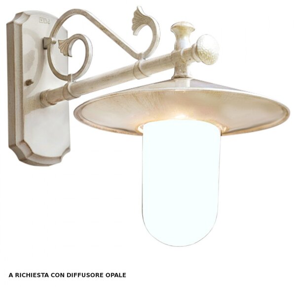 Applique classico ferroluce genova a400 ap e27 led alluminio lampada parete - Ferroluce