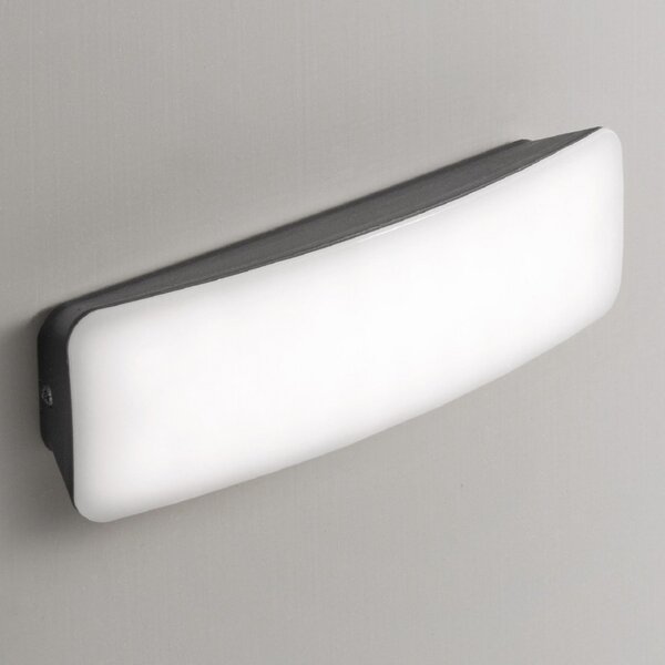 Applique sintetico policarbonato gea led dagr ges150 led lampada parete segnapasso moderna ip54 - Gea Led